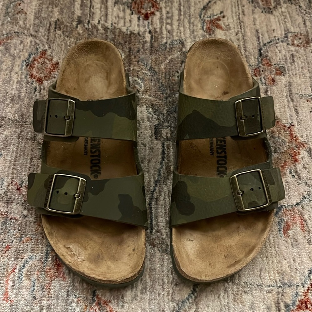 Camo Birkenstock Sandals